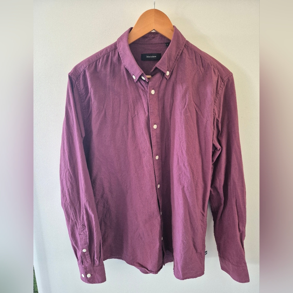 Matinique Button Down Shirt Size Large Mens